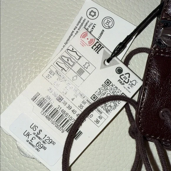 Zara Leather Kitten Ankle Boots - Picture 14 of 17